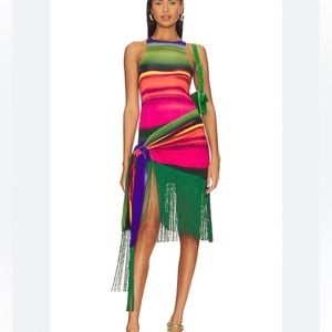 Mirae Arizona Dress in Muti Stripe